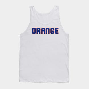 Orange and Blue Tank Top